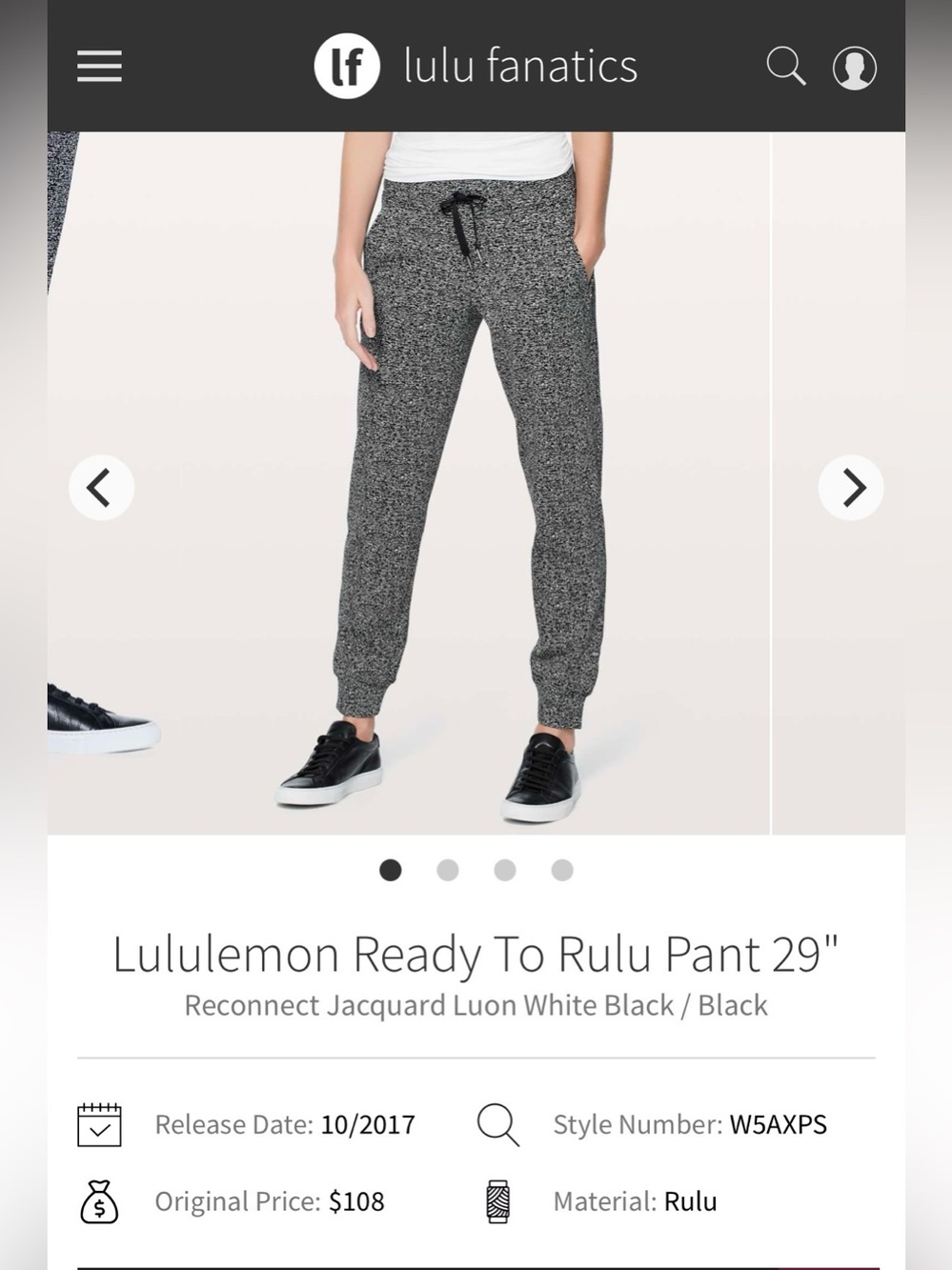lululemon Ready to Rulu pants - sz 8